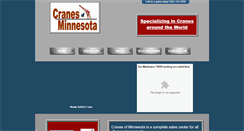Desktop Screenshot of cranesofminnesota.com
